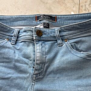 Tommy Bahama Women's High Rise Light Blue Jean Shorts